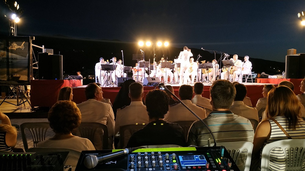 Ηχητική & Φωτιστική Κάλυψη Συναυλίας της μπάντας του Λιμενικού Σώματος στον Πόρο